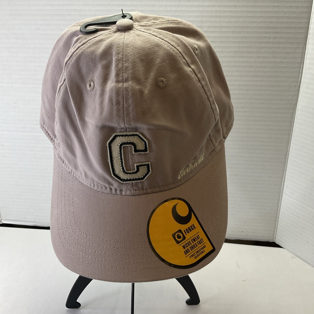 Carhartt Canvas C Patch Light Purple Cap Hat One Size AH6302 Cotton Adjustable